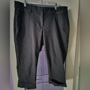 Side 18 Lane Bryant black crop pants
